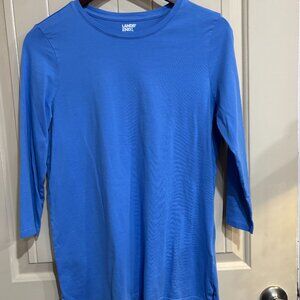 LANDS' END 100% Cotton Tunic SMALL TALL Women's